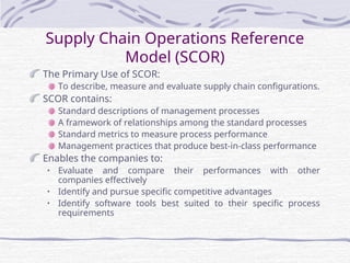 Supply Chain Operations Reference Model 11 Model.pdf Comprehensive Overview of the Supply Chain Operations Reference Model ...