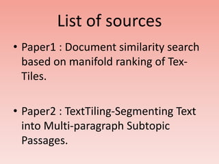 score based ranking of documents | PPT