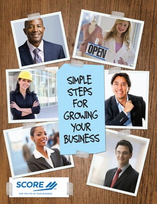 SIMPLE
STEPS
FOR
GROWING
YOUR
BUSINESS
 