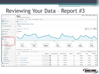 Reviewing Your Data – Report #3

 