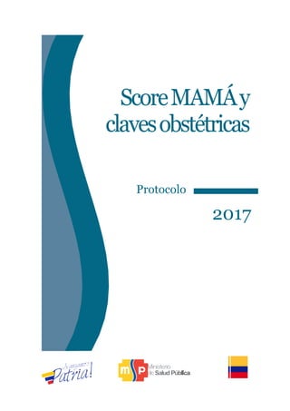 ScoreMAMÁy
clavesobstétricas
Protocolo
2017
 