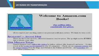 UM MUNDO EM TRANSFORMAÇÃO
 