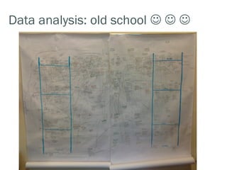 Data analysis: old school   
 