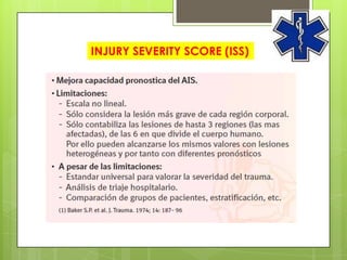 INJURY SEVERITY SCORE (ISS)
 
