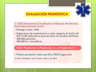 EVALUACIÓN PRONÓSTICA
 