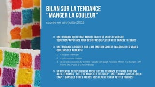 Scoring de tendances alimentaires (teaser)