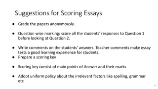 Scoring paper and pencil tests-Week 13.pptx