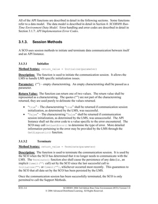 Scorm_2004_3rdEd_ RunTimeEnv | PDF