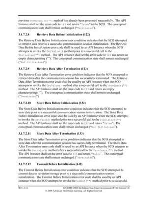 Scorm_2004_3rdEd_ RunTimeEnv | PDF