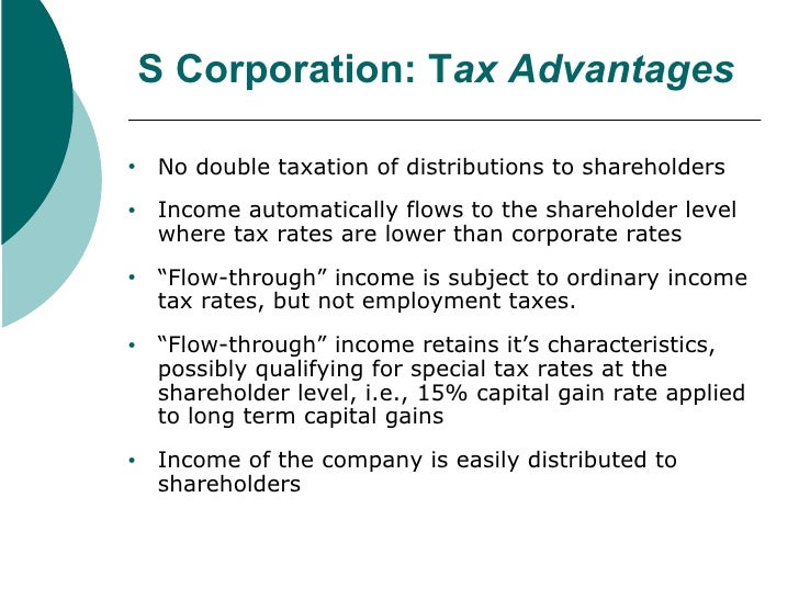 The S Corporation How It All Works!