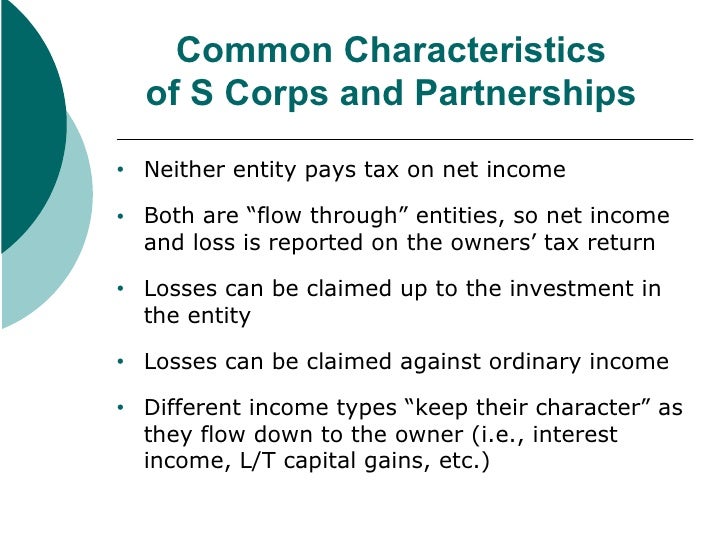 The S Corporation How It All Works!