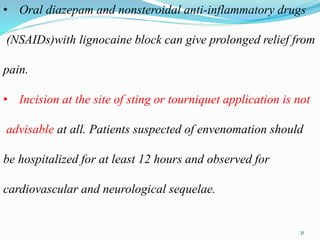 • Oral diazepam and nonsteroidal anti-inflammatory drugs
(NSAIDs)with lignocaine block can give prolonged relief from
pain...