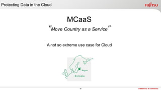 59 COMMERCIAL IN CONFIDENCE
MCaaS
"Move Country as a Service"
A not so extreme use case for Cloud
Protecting Data in the Cloud
 