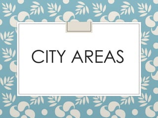 CITY AREAS
 