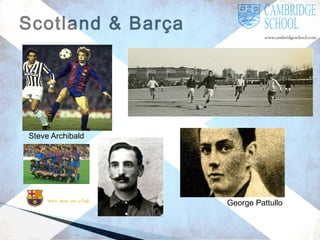 Scotland & Barça

Steve Archibald

George Pattullo

 