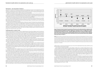 32 Health Research Forum Occasional Reports: No 3
I Scotland’s health deficit: An explanation and a plan
[339] but there is a small risk of hypercalcaemia and so trials will be needed before doses above 2,000 IUs can be
recommended for the population at large.
Since compliance has been identified as a major problem it makes sense to consider providing vitamin D to indi-
vidualsbymultipleroutes.Bischoff-Ferrarisuggeststhatadherencemightbeimprovedusingsunbedexposuresandthat
an annual intra-muscular injection with 300,000 IUs vitamin D together with a daily supplement might be a useful
approach in clinical practice. Use of multiple routes is more likely to achieve high serum levels, especially in older
people whose absorption or skin synthesis of vitamin D is limited. These trials show that it is not easy to repair lifelong
damage caused by too little vitamin D by giving supplements in old age. Despite the negative findings of some trials
there can be little doubt that insufficient vitamin D is a major cause of weak bones and that supplements can be
beneficial, as shown by the benefits in preventing stress fractures [338].
The UK’s distinguished Standing Scientific Committee on Nutrition (SACN) has reviewed the trials of vitamin D
for prevention of fractures [158] but overlooked the importance of achieving a threshold blood level before
benefit is obtained. Professor Reinhold Vieth, Canadian expert on vitamin D from the University of Toronto, com-
mented: “In the context of clinical trials, the SACN focused on two large UK trials reported in 2005, Grant et al and
Porthouse et al, that failed to demonstrate fracture prevention. Despite acknowledging the shortcomings of
those trials, the SACN ignored the evidence from fracture prevention trials that showed positive results require serum
vitamin D greater than 72 nmol/L.” [339].
Health Research Forum Occasional Reports: No 3 33
Scotland’s health deficit: An explanation and a plan I
Hip fractures – low serum levels of vitamin D
Low levels of vitamin D in the body are associated with low absorption of calcium and increased bone turnover
leading on to osteoporosis or osteomalacia (softening of bone) [319, 320]. A dietary survey of elderly patients with
osteomalacia found that 50% had an intake of vitamin D less than 70 IU per day – that is less than five per cent of
what might be considered a minimum intake necessary for good health [321].
Patients with hip fractures have average vitamin D levels in serum lower than those of controls [322, 323]. Some
of these fracture patients have elevated parathyroid hormone (caused by low vitamin D) and they have been found
to be at greater risk of injury to the heart around the time of their operation, suggesting that low vitamin D not only
increases the risk of a fracture but also of a heart attack during the crisis period [324].
Serum vitamin D decreases during winter when a transient loss of bone density has been found to occur in women
[325]. Advice from Cancer Research UK to reduce sun exposure in summer risks imposing an “artificial winter” lead-
ing to further reduction in vitamin D levels when these are already marginal. Such advice carries a risk of reducing
bone density and increasing risk of fracture.
Several studies have found that supplementation of adults with vitamin D increases bone mineral density but
improvement may not occur if there is not enough calcium in the diet [77]. For example, two randomised controlled
trials have found that supplementation with either 800 IU vitamin D and 1200 mg calcium per day, or one capsule
of 100,000 IU vitamin D every four months for five years, will reduce the risk of fractures [326, 327]. A meta-
analysis of vitamin D supplementation concluded that daily doses of 700-800 IU or more decreased the risk of hip
and other non-vertebral fractures whereas lower doses are ineffective [328]. However, discussion and review of
evidence from these and other trials continue.
Conflicting results in vitamin D trials
At least five trials using various types of vitamin D supplementation have produced negative results for prevention
of fractures [329]. Reasons for the failure of these trials to achieve high enough serum levels to prevent fracture
include: use of the intra-muscular route which can be unreliable, use of vitamin D2 which may have reduced potency
compared with vitamin D3, use of too small a dose in subjects who are severely depleted, poor absorption and/or
poor processing in the liver and/or kidneys because of old age of subjects (75 years and over), and poor compliance
– that is many people, particularly old people, forget to take their pills. In short these trials appear to have been
foiled by the difficulty of raising vitamin D levels in old people who are severely depleted.
So, while some trials have found that a vitamin D supplement with or without calcium can reduce the fracture
rate others have been unable to confirm it. To add to the confusion different meta-analyses, reviewing various
sub-sets of trials, have come to differing conclusions [330-332]. For a comprehensive review of all relevant evidence
and insight into the apparent discrepancies we must go to other sources [333, 334].
Tang and colleagues found that vitamin D did not offer additional risk reduction over and above the use of
calcium alone [333]. They found some evidence for a beneficial effect of higher doses of vitamin D but their
analysis was limited by the scarcity of data for vitamin D doses greater than 800 IUs per day. Tang et al conclude:
“It is possible that vitamin D does have a beneficial effect when the dose is large enough (i.e. >800 IU). In the absence
of such data, we recommend that if vitamin D is to be used as an adjunct supplementation to calcium, its dose should
be at least 800 IU or more.”
The possible beneficial effect of higher doses of vitamin D may perhaps be best understood when compliance
to treatment and intake of any additional supplement are taken into account as shown by Bischoff-Ferrari in
Figure 9. When this is done it may be seen that a serum level of vitamin D above about 75 nmol/L must be achieved
for vitamin D treatment to be effective in prevention of hip fractures.
According to Bischoff-Ferrari a dose of 700 to 1000 IUs vitamin D per day will bring about 50% of adults over
the 75 nmol/L level, while a dose of 4,000 IUs per day would be expected to bring 88% of younger adults of both
sexes above 70nmol/L. However individuals with a lower starting level will require the larger doses, or more, if they
are to reach the crucial 75nmol/L level [334]. Further support for Bischoff-Ferrari’s interpretation comes from a
trial of vitamin D and calcium supplement in naval recruits which has shown that 800 IUs per day of vitamin D plus
2000mg of calcium reduces the risk of stress fractures by 20% (see section 7 of this chapter for more details) [338].
Average levels of vitamin D are lower in Scotland than the United States and, as in any general population, many
people who could potentially benefit will be older than those in these trials. This suggests that a dose of 4,000 IUs
per day may be needed to bring the majority of Scots over the crucial 75nmol/L threshold that is most likely to be
effective for reduction in risk of fractures. At present the maximum daily dose recommended in the UK is 1000 IUs
and in the United States is 2,000 IUs. Doses up to 10,000 IUs per day have been found to be safe over several months
Figure 9. Results of trials of vitamin D in prevention of fractures can be understood when compliance with
treatment and intake of additional vitamin D supplements is taken into account. The figure above is taken
from Bischoff-Ferrari [334], who writes: “The graph suggests that efficacy increases with higher predicted
actual mean intake of vitamin D in the treatment group. Studies that were successful in fracture reduction
had an actual mean estimated intake of more than 600 IU per day, and associated achieved mean 25(OH)D
levels were close to 75 nmol/l.”
Details: Hip fracture efficacy by total estimated vitamin D intake (all trials used oral cholecalciferol) considering adherence to treatment. Compliance
in the different trials was reported as follows: Lips (400 IU per day)=85% [335], Record (800 IU per day)=47% [336], WHI* intent-to-treat analysis (400
IU per day plus additional reported mean vitamin D intake of 360 IU)=59% [337], Trivedi (100,000 IU every 4 months equals 820 IU per day)=76% (&in-
cludes hip plus forearm fractures) [327], Chapuy (800 IU per day)=84% [326], WHI**-compliant women (400 IU per day plus additional reported mean
vitamin D intake of 360 IU)=100% [337]. In most studies, being compliant was defined as taking 80% or more of the study medication. The x-axis gives
the DiaSorin equivalent 25(OH)D levels in nmol/l achieved in the treatment arm of the trials. #For the Record trial a HPLC method has been used for
25(OH)D measurement with an unknown DiaSorin equivalent value. In the WHI trial, 25(OH)D levels have not been measured at follow-up in the study
population (n.a. = not available)
 