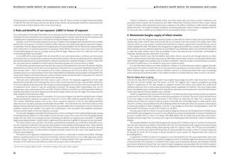 Health Research Forum Occasional Reports: No 3 53
“Vitamin D deficiency causes infantile rickets, and both rickets and sub-clinical vitamin D deficiency are
associated with increased risk of pneumonia and death. Deformities following infantile rickets cause a lasting
burden of disease, while osteoporosis and muscle weakness in the elderly contributes to falls and their sequelae,
skeletal fractures. The burden of disease avoided by maintaining adequate vitamin D levels or adequate levels of
sun exposure, even considering only diseases of the muscloskeletal system, is enormous.”
4. Westminster bungles supply of infant vitamins
In December 2007 the UK government advised mothers to take 400 IUs vitamin D daily and to give their babies
Healthy Start infant vitamin drops that provide 300 IUs of vitamin D per day. However the Healthy Start infant
vitamins, which are a new product manufactured specially according to a government devised formula, are not
widely available [93, 466]. The Healthy Start programme is organised centrally from London but the Healthy Start
infant vitamins must be ordered and paid for by local Health Trusts and Boards. Many Trusts and Boards have failed
to order the infant vitamins and so they are available in only a few areas and are, or have been, unobtainable in
Edinburgh, Tayside and many other parts of Scotland.
The original intention was that the Healthy Start infant vitamins would be sold through chemists as infant
vitamins were previously when they were known as NHS infant vitamin drops. However in most places Healthy Start
infant vitamins appear to be available only to mothers on benefits. This policy makes no sense because occurrence
of vitamin D insufficiency is not related to social class or financial status.
It is vital that these vitamins are made available for children in Scotland because evidence suggests that ade-
quate sources of vitamin D in early life can not only provide strong bones but can also prevent rickets, infant heart
failure, diabetes type 1 and multiple sclerosis. Multiple sclerosis is a devastating disease that causes increasingly
severe handicap and premature death. It has a higher incidence in Scotland than any other country in the world.
Risk for babies born in spring
Scots born in May, after the long, dark winter, have a higher than average risk of MS, while those born in Novem-
ber, after the summer holidays, have the lowest risk [133]. This suggests that a rigorous programme providing
vitamin D supplements of the right strength to pregnant mothers and infants could reduce the incidence of
multiple sclerosis by 25% or more simply by providing a winter supplement of vitamin D. The risk of rickets, heart
failure, and diabetes type 1 would expect to be reduced too. (See earlier sections above for more information about
rickets, heart failure in infants, diabetes type 1, and MS).
Vitamin D supplements are important for all women in Scotland because of the climate, but they are especial-
ly important for Asian and Afro-Caribbean women during pregnancy in Scotland. The risk of rickets has been found
to be much higher in Asian families, particularly if the women are veiled [36, 307, 466]. This is because Asian
mothers tend to have low vitamin D levels as a result of their dark skin, which takes longer to make vitamin D than
white skin, and their cultural preference for all-enveloping clothes that drastically reduce sun exposure. Osteomalacia
is a particular problem in Asian immigrants in the UK. It may emerge in a florid form during pregnancy when the
future health of the foetus as well as the mother is at risk [467].
The daily dose of 400 IUs vitamin D recommended for pregnant women by the UK Department of Health as part
of the Healthy Start programme is too low. It is not sufficient to sustain circulating levels of vitamin D and does not
provide a suitable level of vitamin D in breast milk [468]. Babies that are breast fed, particularly when breast-
feeding continues longer than six months, are at high risk of developing rickets and other vitamin D insufficiency
diseases.
The Canadian Paediatric Society (CPS) recognizes the special risk for children living in its northern territories that
have the same latitude as Scotland. In November 2007 the CPS recommended that pregnant and breast feeding
women consult their medical adviser about getting 2,000 IUs vitamin D daily. The CPS also recommended a
higher dose of vitamin D for infants: 400 IUs per day in summer and 800 IUs per day in winter for infants living north
of latitude 55° north. All of Scotland is above latitude 55° north, except for Wigtownshire and a piece of
Kirkcudbrightshire,
A supplement of 2000 IUs vitamin D in pregnancy as recommended by the CPS may be expected to reduce the
risks of pre-eclampsia (also known as toxaemia of pregnancy) which is marked by high blood pressure with swelling
of hands and feet. Pre-eclampsia is considered to be a major cause of premature delivery, and of deaths of babies
and mothers. Bodnar et al found that “Low vitamin D early in pregnancy was associated with a five fold increase in
odds of pre-eclampsia” [20]. Provision of a vitamin D supplement to all pregnant women through mother and baby
I Scotland’s health deficit: An explanation and a plan
52 Health Research Forum Occasional Reports: No 3
Tasmania’s director of public health, has formulated a new “hats off” policy in winter. He urged Tasmanian children
to take off their hats and soak up the sun during the winter months. He said people should not compromise their
vitamin D levels and be SunSmart when it was not necessary.
3. Risks and benefits of sun exposure: 2,000:1 in favour of exposure
For a clear analysis of the risks and benefits of sun exposure we must look once more to Australia. It is ironic that
thinking on the risks and benefits of sun exposure has forged ahead in Australia, while the UK remains lumbered with
outdated advice originally devised in Australia for limiting the dangers of the sub-tropical sun.
Dr Robyn Lucas at the Australian National University in Canberra and colleagues have calculated the risk to health
and life from sun exposure or the lack of it [463]. In effect they have calculated what might be expected to happen
if everybody in the UK obeyed implicitly the original advice of Cancer Research UK (CR-UK) and the UK government,
which instructed us to avoid all substantial sun exposure. These official instructions were to put on suncream 20
minutes before going into the sun, to always cover up (CR-UK slogan: “Keep your shirt on”), wear a hat, and to stay
in the shade between 11am and 3pm*.
It is not difficult for most people in the UK, whose life is in any case mainly indoors, to follow such instructions
to the letter and in so doing avoid sun exposure entirely. Many people in the UK accepted this advice in good faith,
did what was advised and as a result obtained no effective sun exposure, obtained virtually no vitamin D other than
the very small amount available from food, and put themselves at great risk of serious illness or death.
CR-UK’s advice may have saved some lives from skin cancer as they predicted, but for every life saved or disability
prevented by such advice some 2,000 lives are expected to have been lost, or equivalent disabilities induced, from
bone diseases alone – that is from diseases such as rickets, osteoporosis and fractures [463]. In fact CR-UK’s sun
avoidance advice must have resulted in even more overall deaths and disability, because deaths and disability from
cancer, heart disease, raised blood pressure, stroke, multiple sclerosis and all the other complications of vitamin D
insufficiency outlined above are not included in this calculation.
There are some 2,000 deaths from skin cancer a year in the UK. The measures suggested by CR-UK might
possibly have saved half of them although this is by no means certain because the major cause of death, melanoma,
is not well understood. Burning rather than simple sun exposure appears to be the factor that may increase the risk
of melanoma while vitamin D may do something to prevent the disease [464]. Nevertheless the cost of
attempting to save a substantial portion, say 1,000, of these 2,000 lives would be two million premature deaths or
disability equivalents from bone diseases and an untold number, almost certainly far larger, from cancer and the
other diseases mentioned above [109].
Explaining the calculation above in more detail, Dr Lucas and colleagues estimated the global burden of death,
disease and disability caused by sun exposure, or lack of it, in units called “disability adjusted life years” or DALYs.
This involves identifying diseases such as skin cancer caused by exposure to the sun and using established
observations to calculate a population attributable fraction (PAF) - this is the fraction by which the incidence of the
disease could be reduced if exposure to the risk factor were eliminated; that is if exposure to the sun is prevented.
Disability caused by each disease is also taken into consideration in this calculation and weighted according to
intensity and the length of time the disability is endured.
Dr Lucas and colleagues concluded that UV exposure is a minor contributor to the world’s disease burden causing
an estimated annual burden of 1.6 million DALYs, mostly from skin cancer. This is only 0.1% of the total global disease
burden. But they went on to estimate the loss of benefits provided by sun exposure and concluded: “A markedly
larger annual disease burden, 3.3 billion DALYs, might result from reduction in global UV exposure to very low levels.”
This means that for every one DALY of risk that is prevented by avoiding the sun 2,000 DALYs of benefits of sun
are lost if exposure is reduced in the way that was advised by Cancer Research UK and government. These odds are
calculated by taking the ratio of 3.3 billion DALYs of disease and death, mostly bone disease, incurred by reducing
exposure to the sun versus 1.6 million DALYs of disease and death, mostly from skin cancer, that might be prevent-
ed by the same measures.
The reason for this high ratio is explained by Dr Lucas and Dr A.L. Ponsonby in another article [465]. “Although
diseases caused by excessive UV exposure are extremely common they tend to occur in older age groups and be
relatively benign, thus incurring a relatively low burden of disease despite their high prevalence. In contrast,
disorders of UV insufficiency and deficiency affect the young as well as older persons.
Scotland’s health deficit: An explanation and a plan I
* CR-UK’s advice changed slightly in 2006 - see details of change in their policy in Box 2 page 58.
 