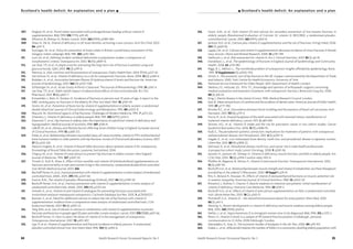 84 Health Research Forum Occasional Reports: No 3
336. Grant, A.M., et al., Oral vitamin D3 and calcium for secondary prevention of low-trauma fractures in
elderly people (Randomised Evaluation of Calcium Or vitamin D, RECORD): a randomised placebo-
controlled trial. Lancet, 2005. 365 (9471): p1621-8.
337. Jackson, R.D., et al., Calcium plus vitamin D supplementation and the risk of fractures. N Engl J Med, 2006.
354 (7): p669-83.
338. Lappe, J.M., et al., Calcium and vitamin D supplementation decreases incidence of stress fractures in female
navy recruits. J Bone and Mineral Research, 2008. 23: p741-749.
339. Hathcock, J., et al., Risk assessment for vitamin D. Am. J. Clinical Nutrition, 2007. 85 (1): p6-18.
340. Donaldson, L., et al., The epidemiology of fractures in England. Journal of Epidemiology and Community
Health, 2008. 62: p174-180.
341. Riggs, B., L. Melton, L., The worldwide problem of osteoporosis: Insights afforded by epidemiology. Bone,
1995. 17 Supplement (5): p505S-511S.
342. Arrott, S., The economic cost of hip fracture in the UK. A paper commissioned by the Department of Trade
and Industry. 2000, York: Centre for Health Economics, University of York.
343. National Service Framework for Older People. 2001, Department of Health: London.
344. Skedros, J.G., Holyoak, J.D., Pitts, T.C., Knowledge and opinions of orthopaedic surgeons concerning
medical evaluation and treatment of patients with osteoporotic fracture. J Bone Joint Surg Am, 2006.
88 (1): p18-24.
345. King, J., Dental disease in the island of Lewis. 1940, Medical Research Council: London.
346. East, B., Mean annual hours of sunshine and the incidence of dental caries. American Journal of Public Health,
1939. 29: p777-780.
347. Brooke, R.C., et al., Discordance between facial wrinkling and the presence of basal cell carcinoma. Arch
Dermatol, 2001. 137 (6): p751-4.
348. Purvis, R., et al., Enamel hyoplasia of the teeth associated with neonatal tetany: manifestation of
maternal vitamin deficiency. Lancet, 1973. 2: p811-814.
349. Skinner, H.G., et al., Vitamin D intake and the risk for pancreatic cancer in two cohort studies. Cancer
Epidemiol Biomarkers Prev, 2006. 15 (9): p1688-95.
350. Krall, E., The periodontal-systemic connection: implications for treatment of patients with osteoporosis
and periodontal disease. Ann Periodontol, 2001. 6 (1): p209-13.
351. Inagaki, K., et al., Low metacarpal bone density, tooth loss, and periodontal disease in Japanese women.
J Dent Res, 2001. 80 (9): p1818-22.
352. Michaud, D., et al., Periodontal disease, tooth loss, and cancer risk in male health professionals:
A prospective cohort study. Lancet Oncology, 2008. 9: p550-58.
353. Janssen, H., Samson, M., Verhaar, H., Vitamin D deficiency, muscle function, and falls in elderly people. Am
J Clin Nutr, 2002. 76 (6): p1454-5 author reply 1455-6.
354. Pfeiffer, M., Begerow, B., Minne, H., Vitamin D and muscle function. Osteoporosis International, 2002.
13 (3): p187-94.
355. Bischoff, H.A., et al., Relationship between muscle strength and vitamin D metabolites: are there therapeutic
possibilities in the elderly? Z Rheumatol, 2000. 59 Suppl 1: p39-41.
356. Ritz, E., Boland, R., Kreusser, W., Effects of vitamin D and parathyroid hormone on muscle: potential role
in uraemic myopathy. American Journal of Clinical Nutrition, 1980. 33: p1522-29.
357. Rimaniol, J., Authier, F., Chariot, P., Muscle weakness in intensive care patients’ initial manifestation of
vitamin D deficiency. Intensive Care Medicine, 1994. 20: p591-2.
358. Bischoff, H.A., et al., Effects of vitamin D and calcium supplementation on falls: a randomized controlled
trial. J Bone Miner Res, 2003. 18 (2): p343-51.
359. Plotnikoff, G.A., Vitamin D – the steroid hormone prescription for every patient. Minn Med, 2003.
86 (1): p43-5.
360. Venning, G., Recent developments in vitamin D deficiency and muscle weakness among elderly people.
BMJ, 2005. 330 (7490): p524-6.
361. Nellen, J., et al., Hypovitaminosis D in immigrant women slow to be diagnosed. BMJ, 1996. 312: p.570-2.
362. Rhein, H., Vitamin D levels in a sample of 99 General Practice patients in Edinburgh., personal
communication to O. Gillie, 2008: Edinburgh/London.
363. Maniadakis, N., Gray, A., The economic burden of backpain in the UK. Pain, 2000. 84: p95-103.
364. Dukas, L., et al., Alfacalcidol reduces the number of fallers in a community-dwelling elderly population with
307. Mughal, M., et al., Florid rickets associated with prolonged breast-feeding without vitamin D
supplementation. BMJ, 1999. 318 (7175): p39-40.
308. Wharton, B., Bishop, N., Rickets. Lancet, 2003. 362 (9393): p1389-400.
309. Shaw, N., Pal, B., Vitamin D deficiency in UK Asian families: activating a new concern. Arch Dis Child, 2002.
86: p147-9.
310. Dunnigan, M., et al., Policy for prevention of Asian rickets in Britain: a preliminary assessment of the
Glasgow rickets campaign. BMJ, 1981. 282: p357-360.
311. Lunt, M., et al., Defining incident vertebral deformities in population studies: a comparison of
morphometric criteria. Osteoporos Int, 2002. 13 (10): p809-15.
312. van Staa, T.P., et al., A simple score for estimating the long-term risk of fracture in patients using oral
glucocorticoids. QJM, 2005. 98 (3): p191-8.
313. Prentice, A., Diet, nutrition and the prevention of osteoporosis. Public Health Nutr, 2004. 7 (1A): p227-43.
314. Van Schoor, N., et al., Vitamin D deficiency as a risk for osteoporotic fractures. Bone, 2008. 42 (2): p260-6.
315. Roddam, A., et al., Association between Plasma 25-hydroxyvitamin D levels and fracture risk. American
Journal of Epidemiology, 2007. 166 (11): p1327-1336.
316. Schlesinger, N., et al., Acute Gouty Arthritis is Seasonal. The Journal of Rheumatology, 1998. 25: p342-4.
317. van Staa, T.P., et al., Public health impact of adverse bone effects of oral corticosteroids. Br J Clin
Pharmacol, 2001. 51 (6): p601-7.
318. Knowelden, J., Buhr, A., Dunbar, O., Incidence of fractures in persons over 35 years of age. A report to the
MRC working party on fractures in the elderly. Br J Prev Soc Med, 1964. 18: p130-141.
319. Ooms, M., et al., Prevention of bone loss by vitamin D supplementation in elderly women: a randomised
double-blind trial. Journal of Clinical Endocrinology and Metabolism, 1995. 80: p1052-8.
320. Peacock, M., Nutritional aspects of hip fractures. Challenges of Modern Medicine, 1995. 7: p213-222.
321. Chalmers, J., Vitamin D deficiency in elderly people. BMJ, 1991. 303 (6797): p314-5.
322. Diamond, T., et al., Hip fracture in elderly men: the importance of subclinical vitamin D deficiency and
hypogonadism. Medical Journal of Australia, 1998. 169: p138-41.
323. LeBoff, M., et al., Dietary and lifestyle factors affecting Asian children living in England. European Journal
of Clinical Nutrition, 1999. 53: p268-272.
324. Fisher, A., et al., Relationships between myocardial injury, all-cause mortality, vitamin D, PTH, and biochemical
bone turnover markers in older patients with hip fractures. Annals of Clinical and Laboratory Science, 2007.
37 (3): p222-232.
325. Dawson-Hughes, B., et al., Vitamin D Round Table discussion about optimal vitamin D for osteoporosis.
Proceedings of Round Table discussion, Lausanne, Switzerland, 2004.
326. Chapuy, M., et al., Vitamin D3 and calcium to prevent hip fractures in eldelry women. New England
Journal of Medicine, 1992. 327: p1637-42.
327. Trivedi, D., Doll, R., Khaw, K., Effect of four monthly oral vitamin D3 (cholecalciferol) supplementation on
fractures and mortality in men and women living in the community: randomised double blind controlled
trial. British Medical Journal, 2003. 326.
328. Bischoff-Ferrari, H., et al., Fracture prevention with vitamin D supplementation: a meta-analysis of randomised
controlled trials. JAMA, 2005. 293 (18): p2257-64.
329. Francis, R.M., The vitamin D paradox. Rheumatology (Oxford), 2007. 46 (12): p1749-50.
330. Bischoff-Ferrari, H.A., et al., Fracture prevention with vitamin D supplementation: a meta-analysis of
randomized controlled trials. JAMA, 2005. 293 (18): p2257-64.
331. Avenell, A., et al., Vitamin D and vitamin D analogues for preventing fractures associated with
involutional and post-menopausal osteoporosis. Cochrane Database Syst Rev, 2005. 3: pCD000227.
332. Boonen, S., et al., Need for additional calcium to reduce the risk of hip fracture with vitamin D
supplementation: evidence from a comparative meta-analysis of randomized controlled trials. J Clin
Endocrinol Metab, 2007. 92 (4): p1415-23.
333. Tang, B.M., et al., Use of calcium or calcium in combination with vitamin D supplementation to prevent
fractures and bone loss in people aged 50 years and older: a meta-analysis. Lancet, 2007.370 (9588): p657-66.
334. Bischoff-Ferrari, H., How to select the doses of vitamin D in the management of osteoporosis.
Osteoporosis International, 2007. 18: p401-407.
335. Lips, P., et al., Vitamin D supplementation and fracture incidence in elderly persons. A randomized,
placebo-controlled clinical trial. Ann Intern Med, 1996. 124 (4): p400-6.
Health Research Forum Occasional Reports: No 3 85
Scotland’s health deficit: An explanation and a plan I I Scotland’s health deficit: An explanation and a plan
 