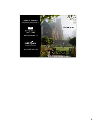 Future Access to Special Places: Creating a Learning Destination