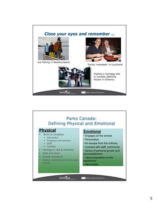 Future Access to Special Places: Creating a Learning Destination