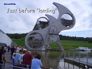 Just before “landing”
 