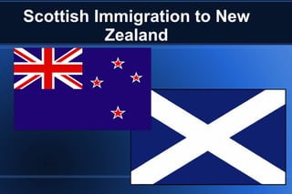 Scottish Immigration to New Zealand 