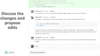 53
Discuss the
changes and
propose
edits
 