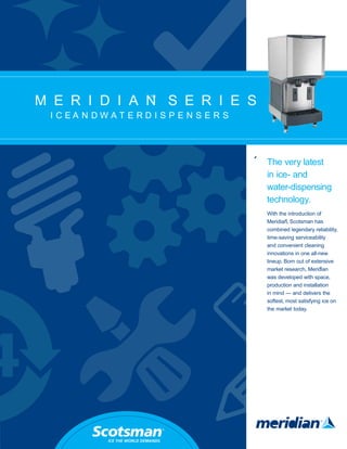 hid312 meridian series ice and water dispenser