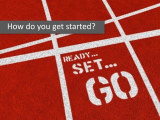 How do you get started?
 