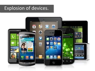 Explosion of devices.
 