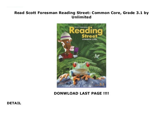 Read Scott Foresman Reading Street: Common Core, Grade 3.1 by Unlimited
