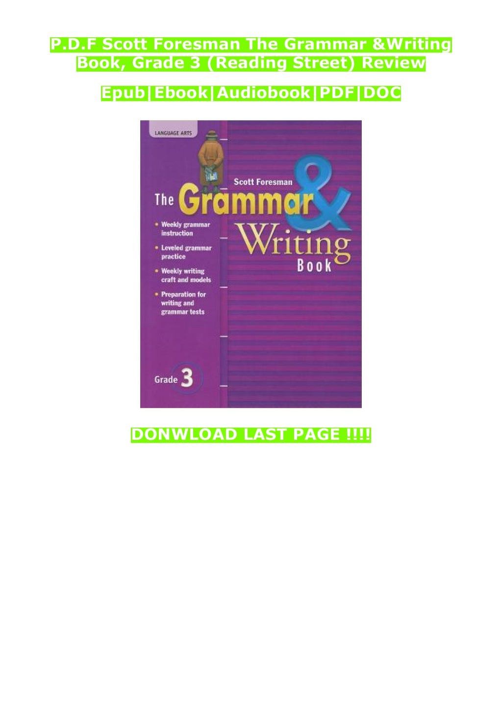 p-d-f-scott-foresman-the-grammar-writing-book-grade-3-reading-street-review