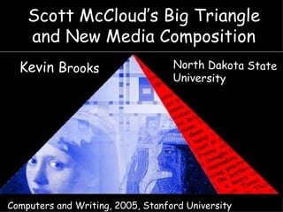 Scott McCloud’s Big Triangle and New Media Composition Kevin B rooks North Dakota State  University Computers and Writing, 2005, Stanford University 