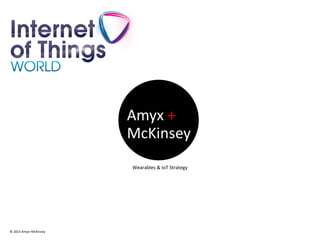 Amyx+McKinsey
Wearables & IoT Strategy
© 2015 Amyx+McKinsey
 
