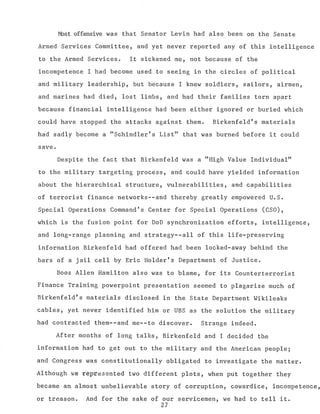 Scott Bennett - Shell Game - Whistleblowing Report