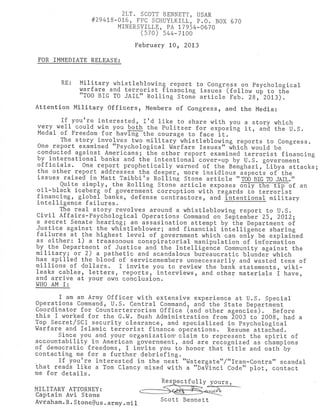 Scott Bennett - Shell Game - Whistleblowing Report