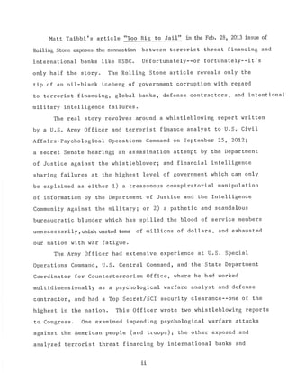 Scott Bennett - Shell Game - Whistleblowing Report