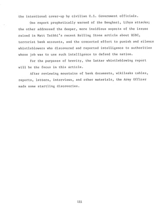 Scott Bennett - Shell Game - Whistleblowing Report