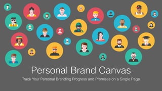 Personal Brand Canvas
Track Your Personal Branding Progress and Promises on a Single Page
 