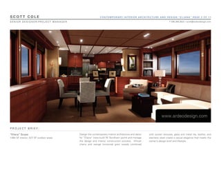 Scott Cole Portfolio Samples Overview | PDF