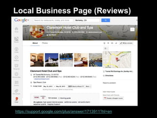 Local Business Page (Reviews)
https://support.google.com/plus/answer/1713911?hl=en
 