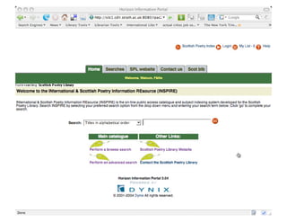 Scottish Poetry Library Images