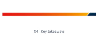 04| Key takeaways
 