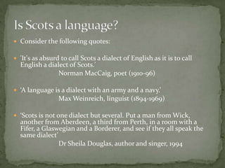 Scottish literature | PPTX