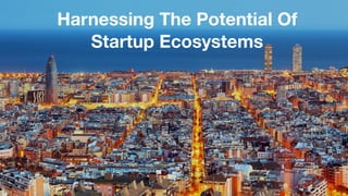 Harnessing The Potential Of
Startup Ecosystems
 