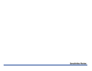 Sensitivities Review  