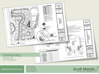 Big Buck Roadhouse (design)Minnetonka, MNOwner: Pomodoro Inc.Architect: Partners & Sirny ArchitectsGeneral Contractor: Gentry ConstructionNaturalistic plantings, lighting  and limestone were used  to create a pleasing outdoor dining  space  that complements this upscale steakhouse.  A small waterfall and creek system  was created to beautify an unsightly drainage ditch and soften the traffic noise from the nearby highway.  4550 Sterling DriveBig Lake, MN 55309Phone: 763-263-8452Cell Ph: 763-482-0097smarotz@hotmail.comDESIGN PORTFOLIO
