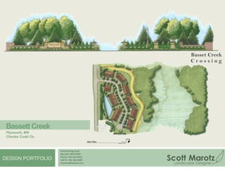 Settler’s West Park (install)Chanhassen/Eden Prairie, MNDeveloper: Pemtom Land Co.Engineer: Sathre-BergquistAs a part of the larger site development landscape, I was given the task of designing and installing a Homeowner’s Association Park.  Working with the developer and engineer we created  an attractive, user friendly park that fits well within this upscale housing development located along the Minnesota River Valley.4550 Sterling DriveBig Lake, MN 55309Phone: 763-263-8452Cell Ph: 763-482-0097smarotz@hotmail.comDESIGN PORTFOLIO