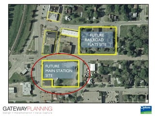 FUTURE
               RAILROAD
                FLATS SITE




FUTURE
MAIN STATION
SITE
 