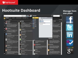Hootsuite Dashboard   Manage from
                      one place
 